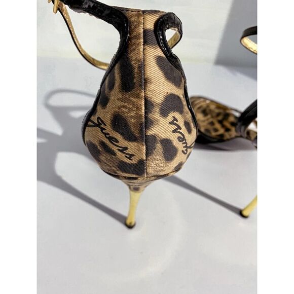 Guess Gwokanarra Ankle Strap, Open Toe Heels - Picture 9 of 9